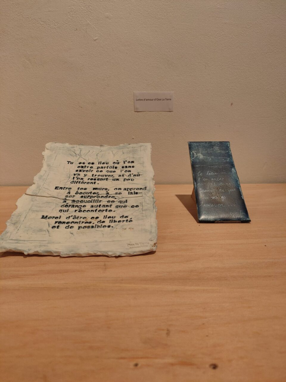 oeuvre mur des arts